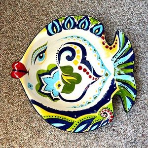 Espana Bocca handcrafted fish design serving bowl